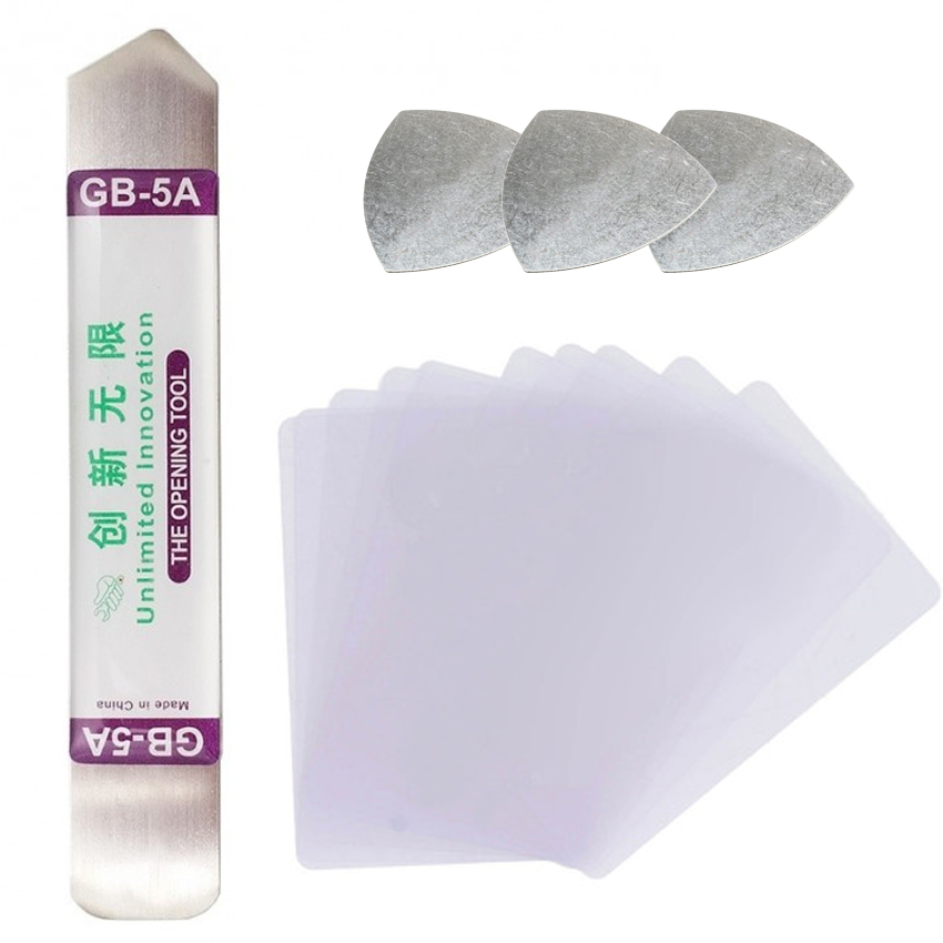 Kit Apertura Equipos 1 Espatula, 9 Tarjetas y 5 Uñas